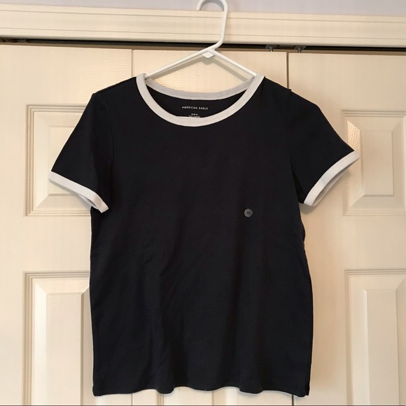 American Eagle Outfitters Tops - American Eagle women’s ringer tee TAG ON